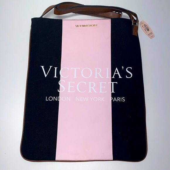 🔥VICTORIA SECRET LONDON NEW YORK PARIS BAG NEW - Picture 1 of 7